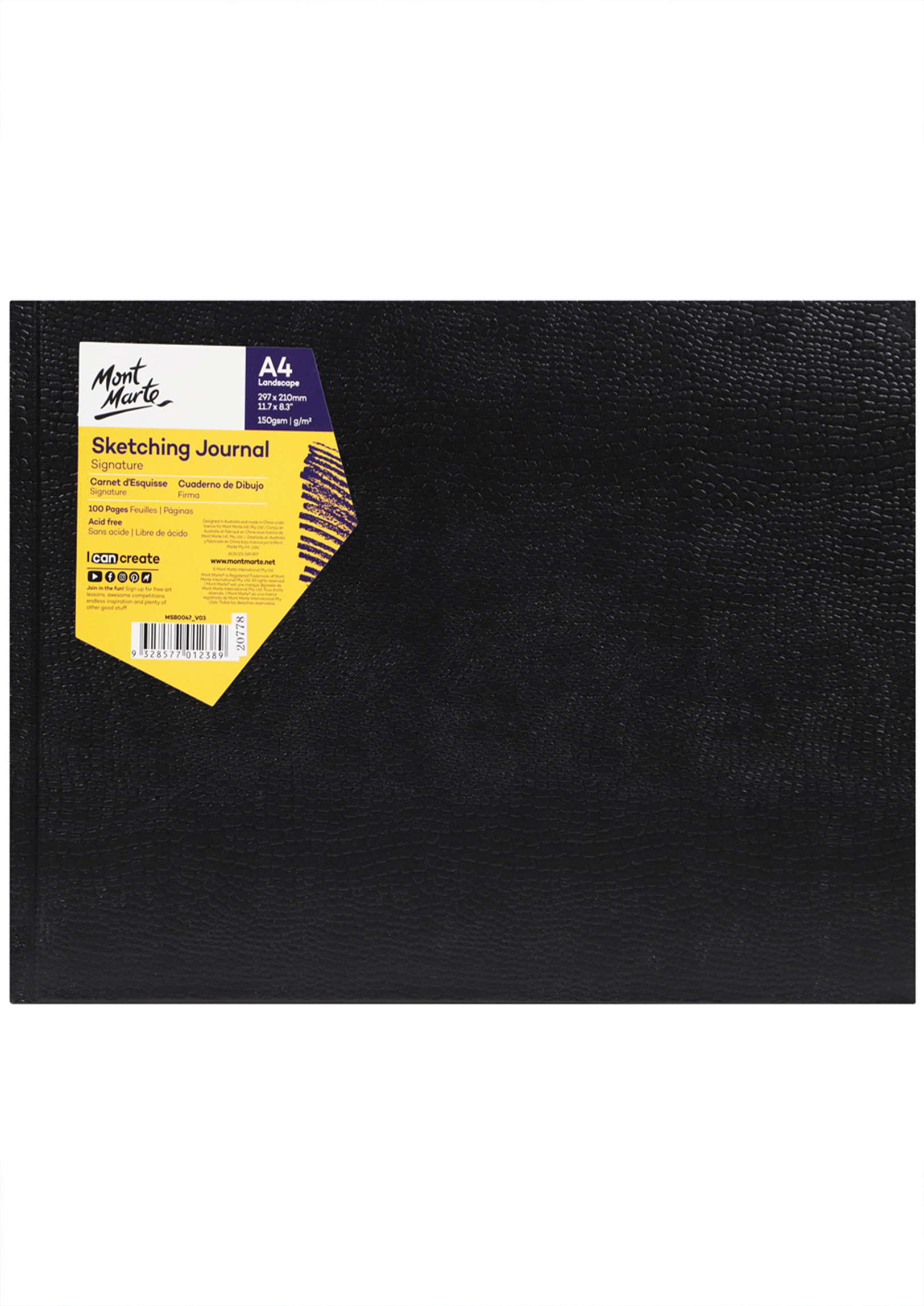 Mont Marte Sketching Journal A4 - MSB0047 Mont Marte Sketching Journal A4 - MSB0047