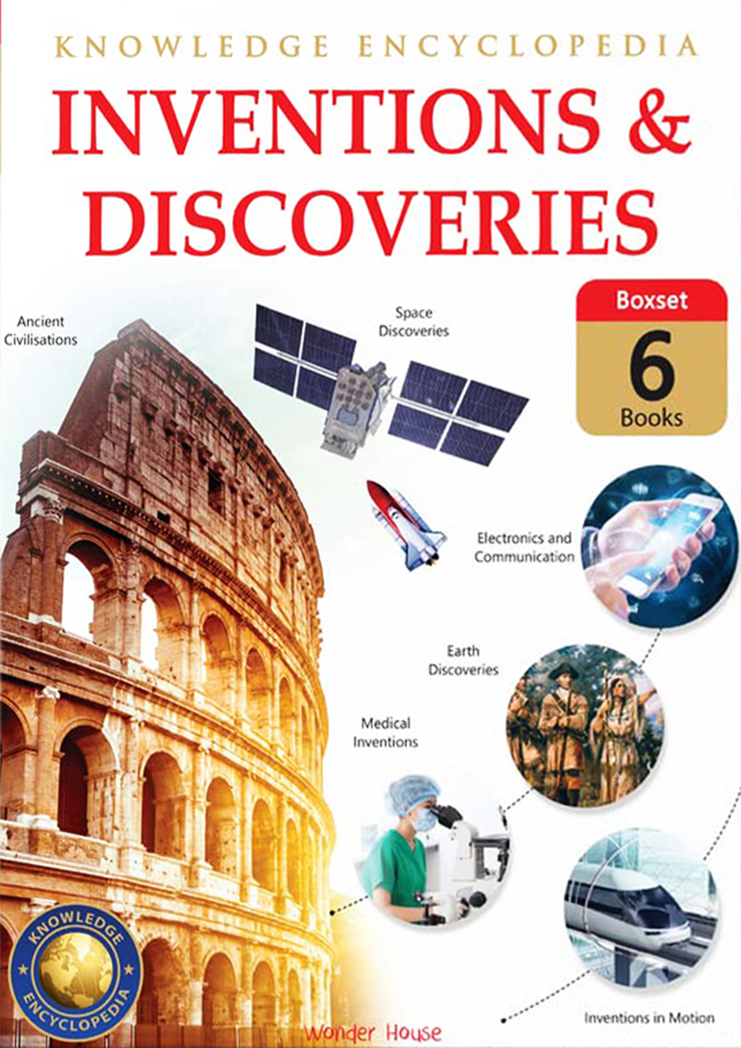Knowledge Encyclopedia Inventions & Discoveries (Boxset 6 Books) (পেপারব্যাক)