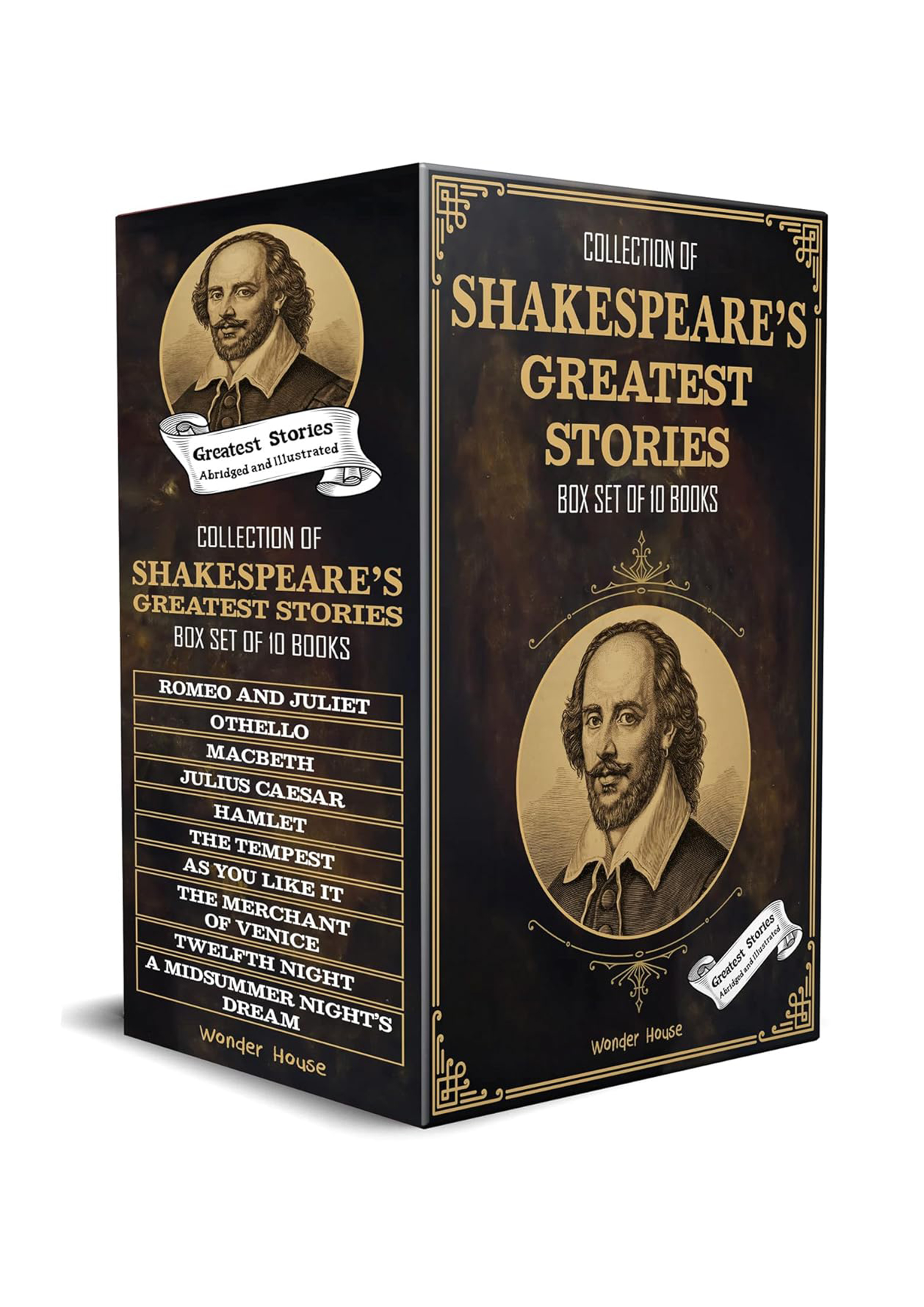 Collection of Shakespeares Greatest Stories (Box Set of 10 Books) (পেপারব্যাক)