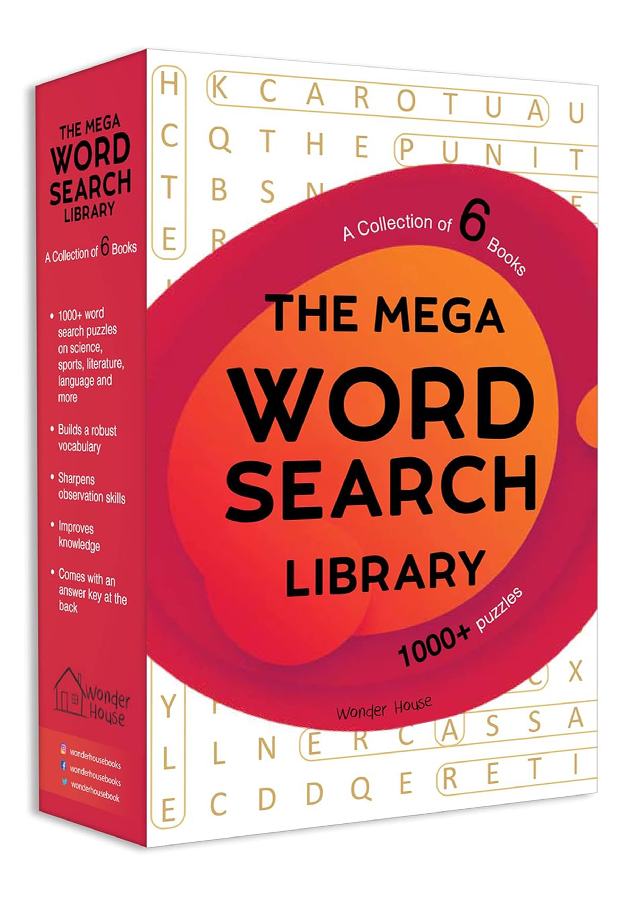 The Mega Word Search Library A Collection of 6 Books (পেপারব্যাক)