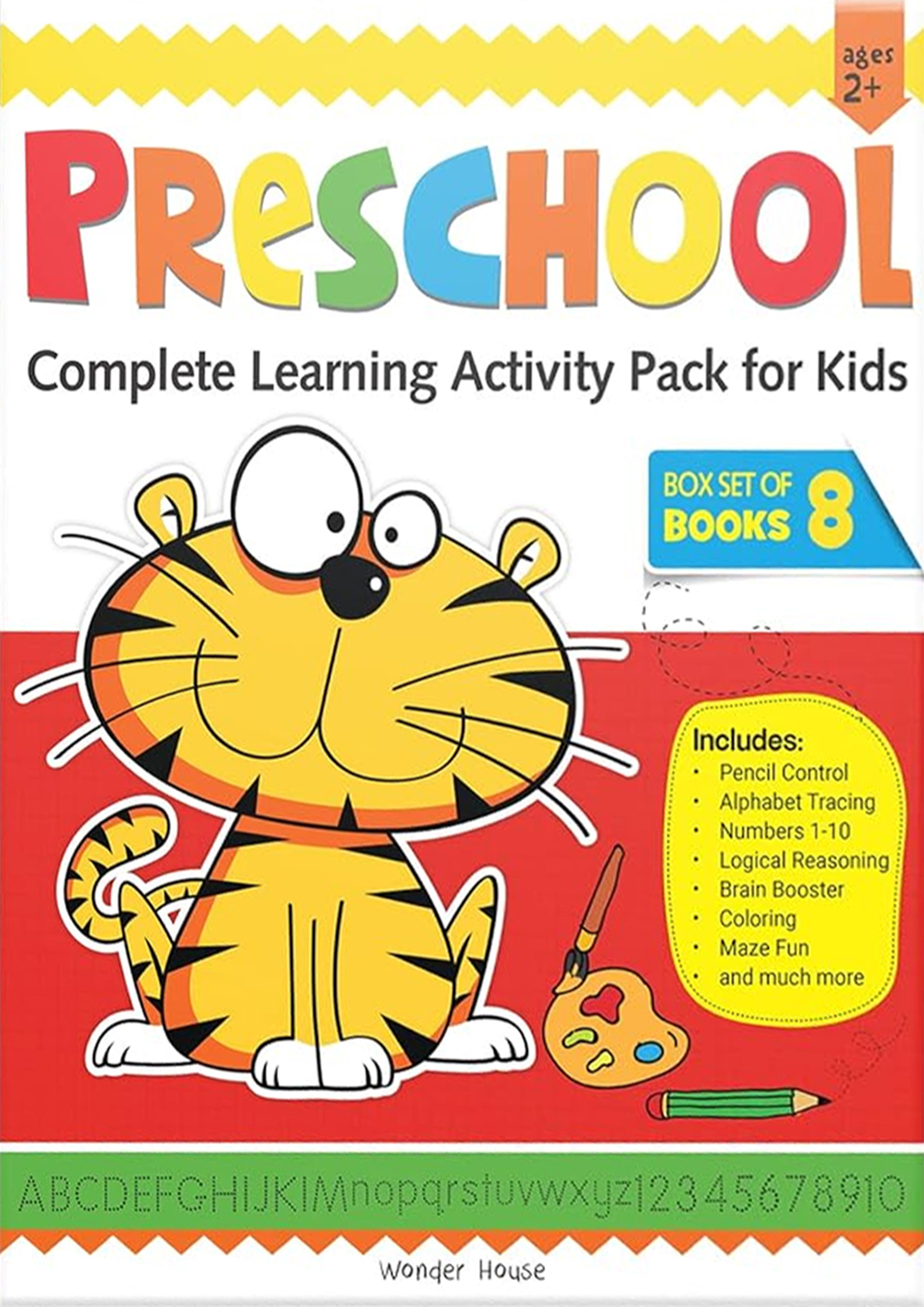 Preschool Complete Learning Activity Pack For Kids (Box Set of 8)	 (পেপারব্যাক)