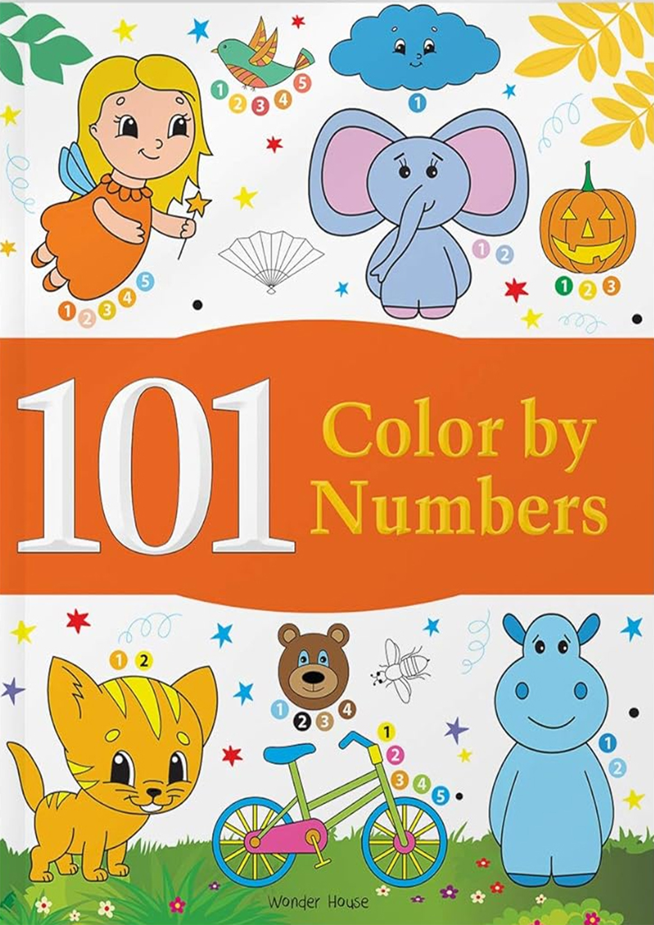 101 Color By Numbers (পেপারব্যাক)