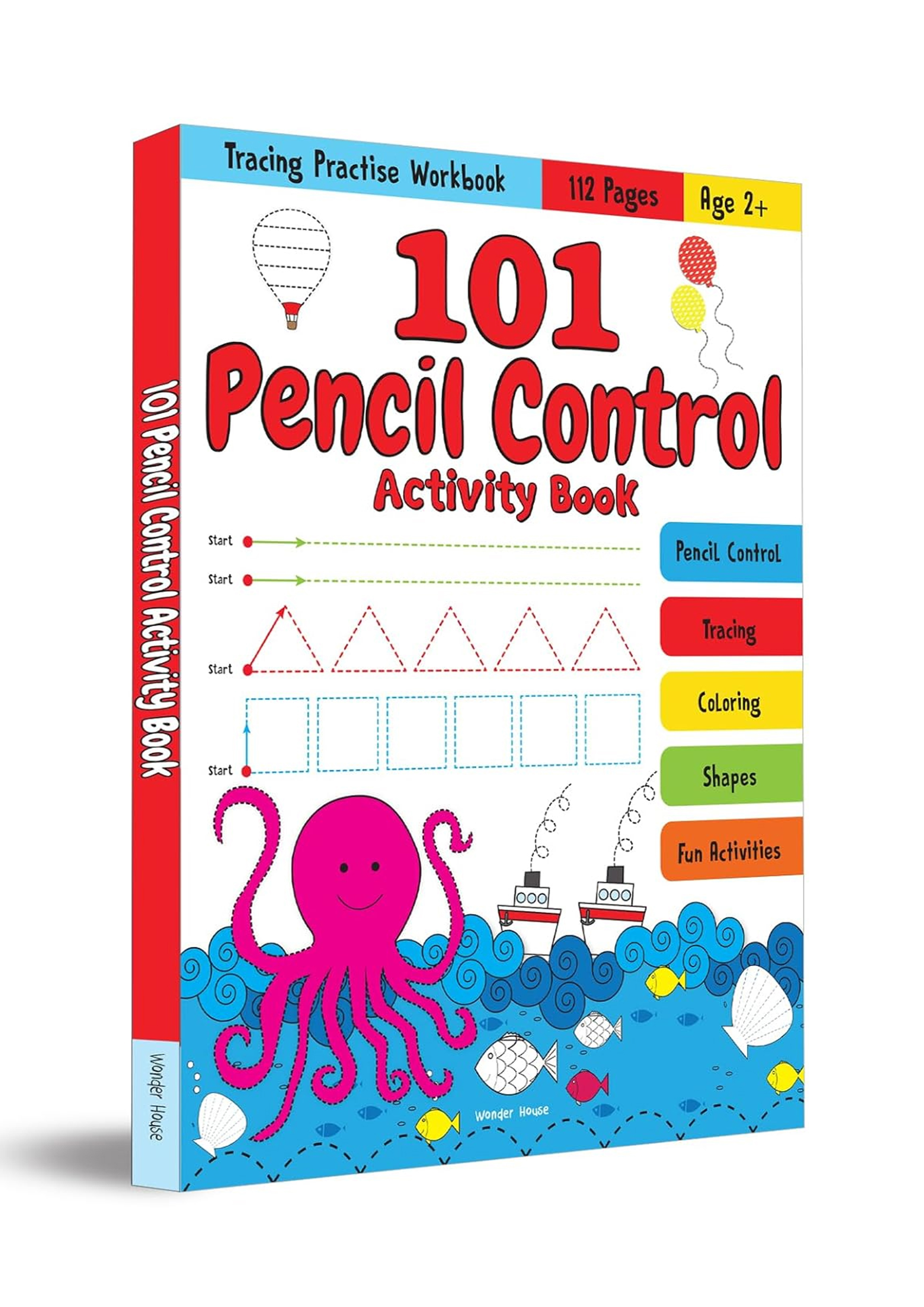 101 Pencil Control Activity Book (পেপারব্যাক)