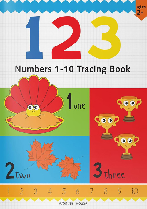 123 - Numbers 1-10 Tracing Book (পেপারব্যাক)