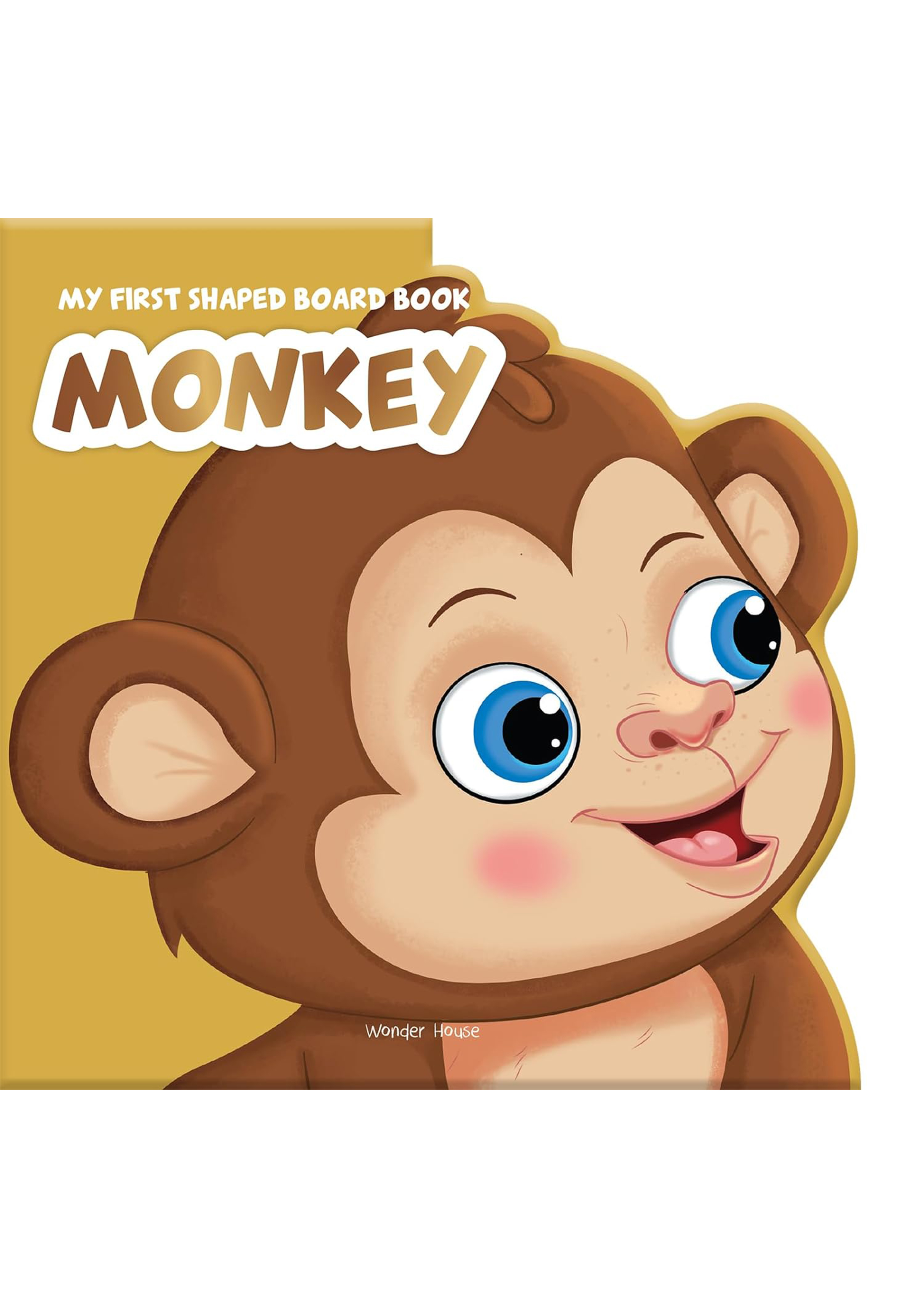 My First Shaped Board Book Monkey (পেপারব্যাক)