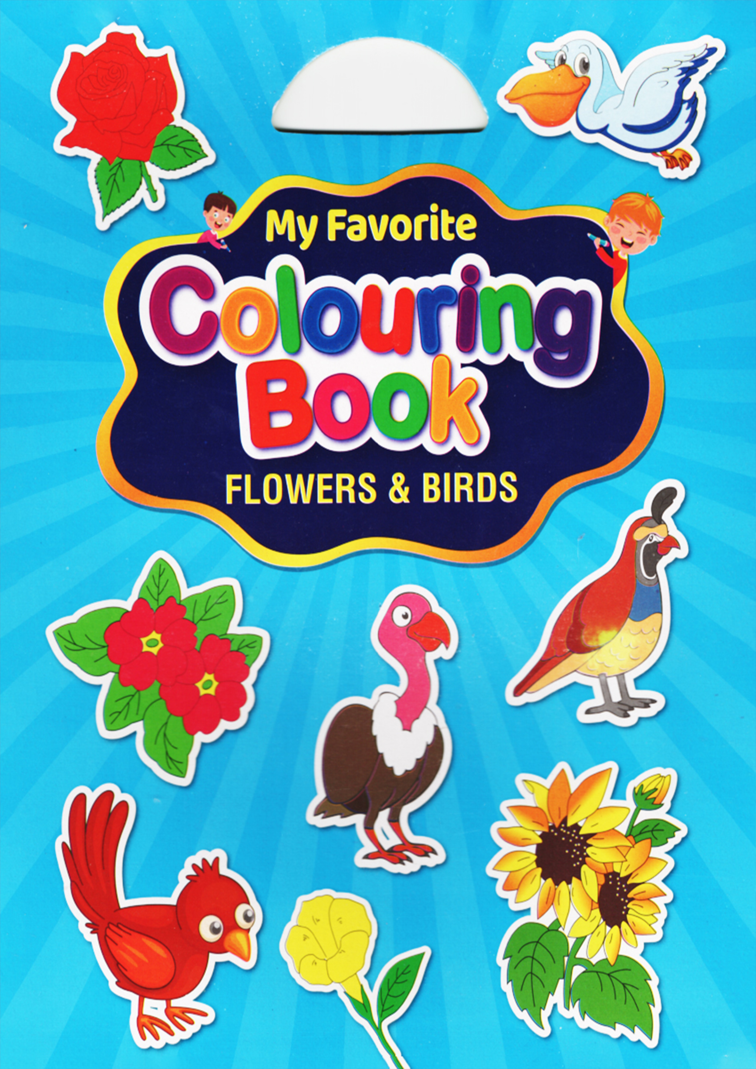 My Favorite Colouring Book - FLOWERS & BIRDS (পেপারব্যাক)