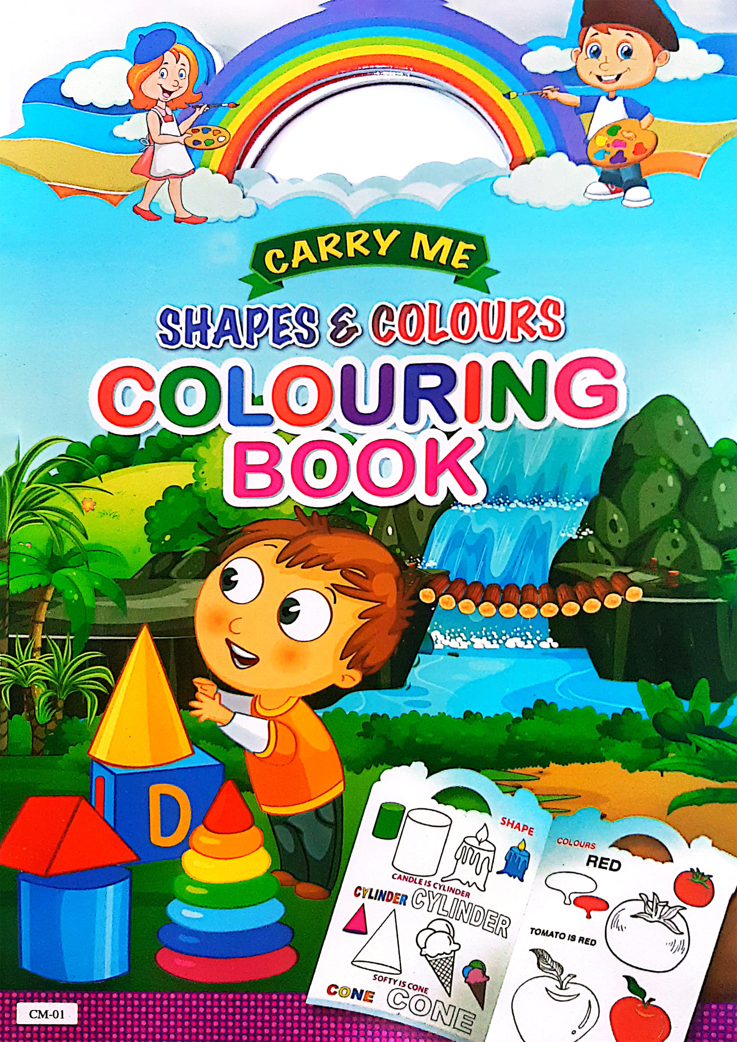 Carry Me: Shapes & Colours Colouring Book (CM-01) (পেপারব্যাক)