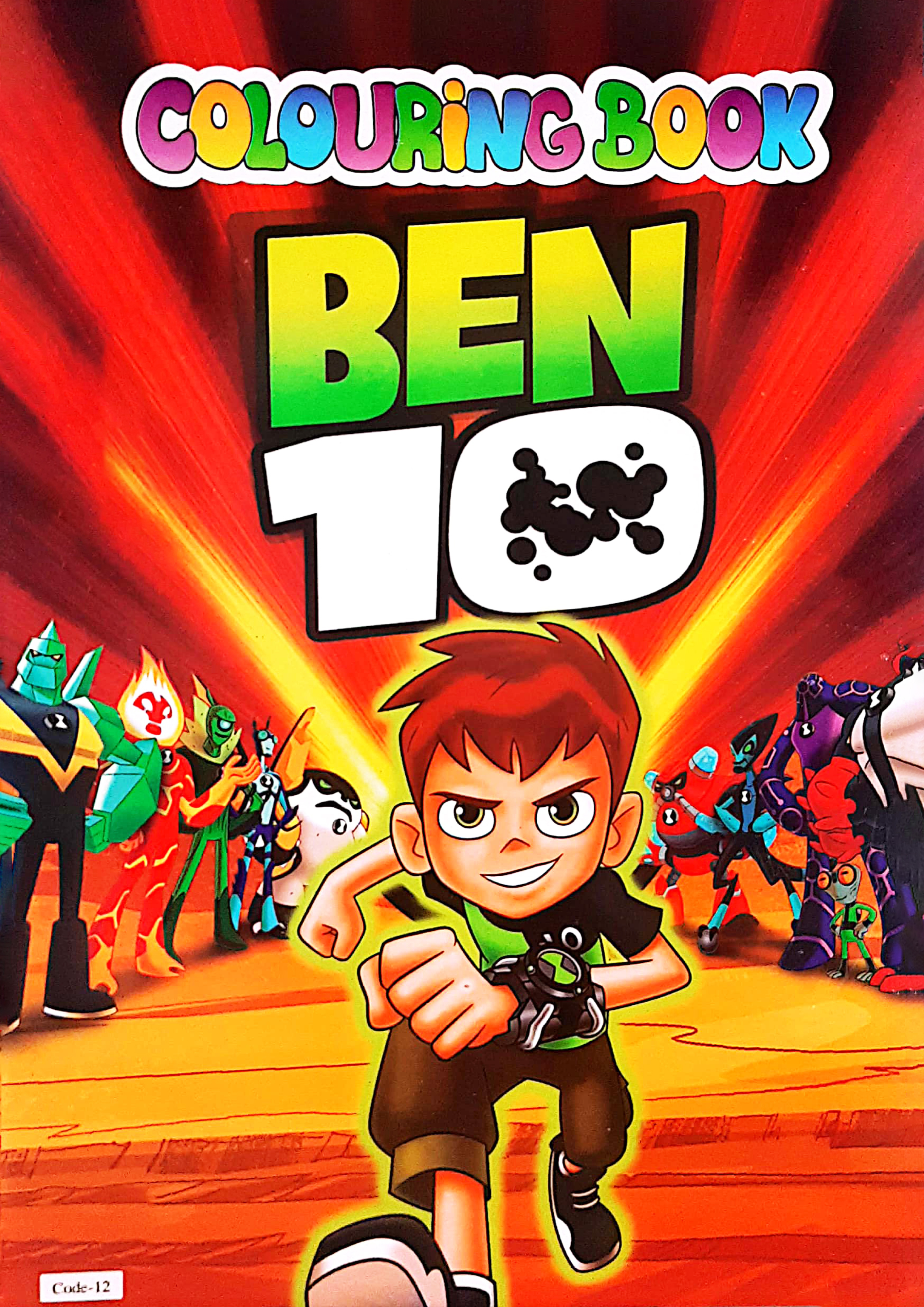 Colouring Book Ben 10 (Code-12) (পেপারব্যাক)