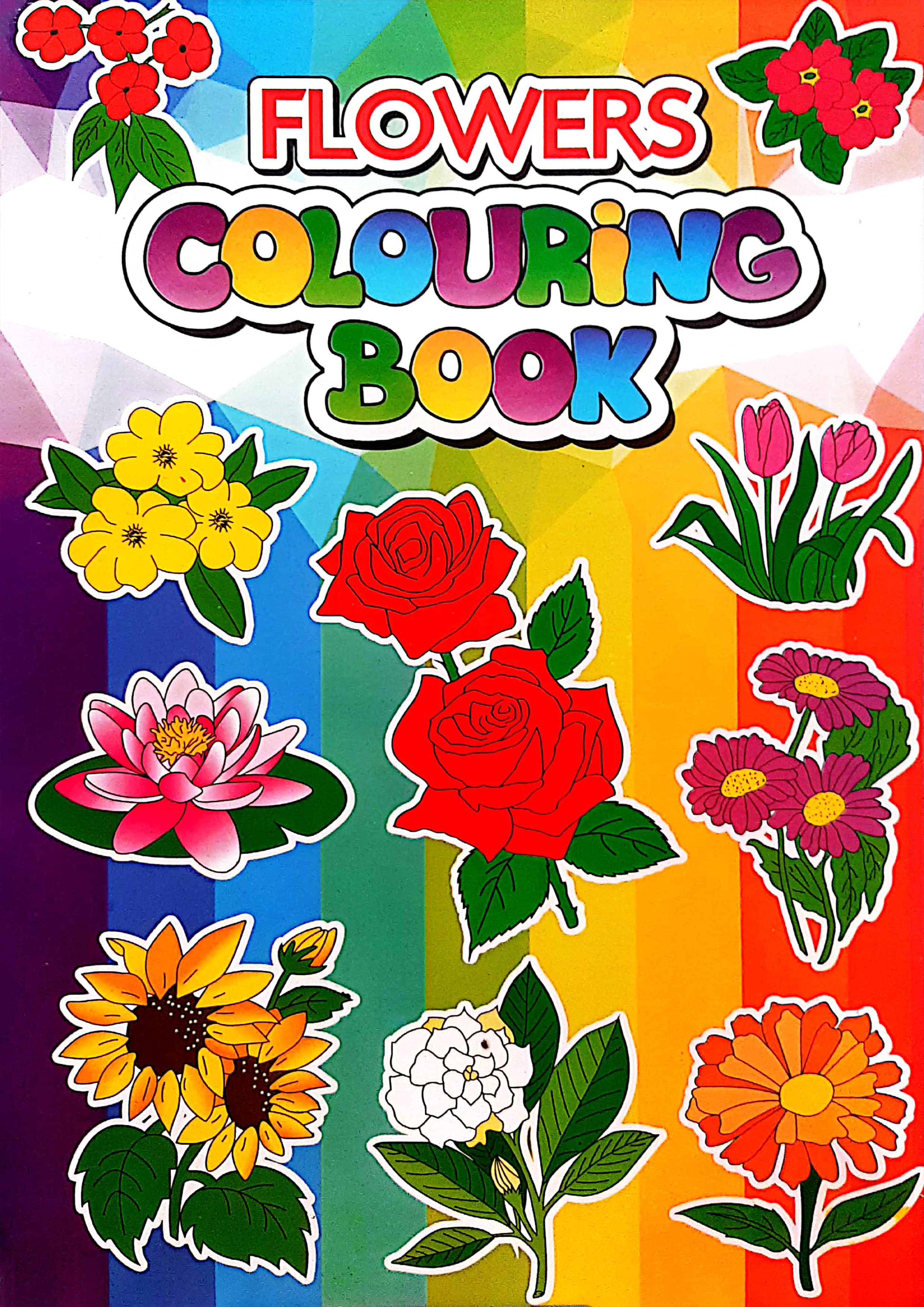 Flowers Colouring Book (পেপারব্যাক)