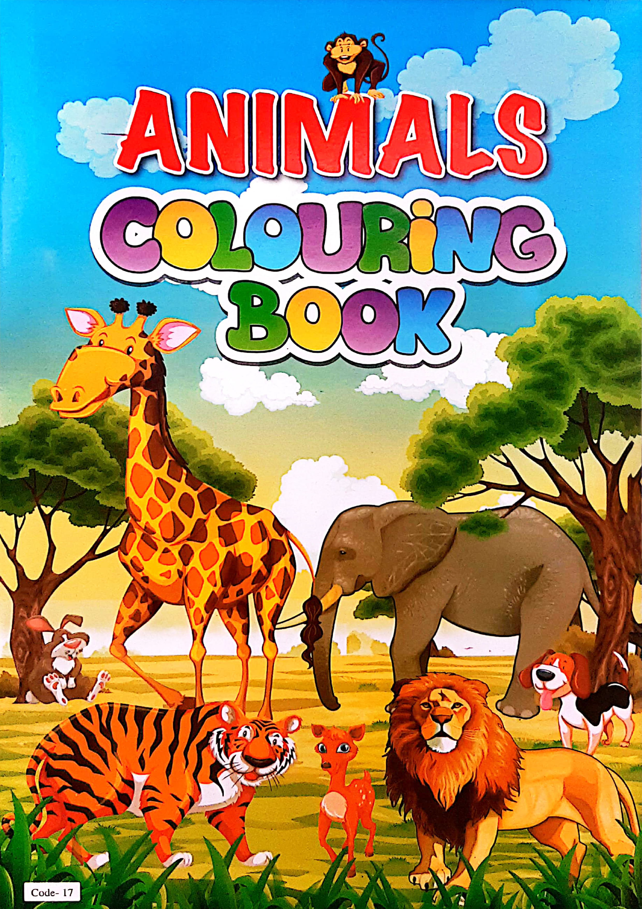 Animals Colouring Book (Code-17) (পেপারব্যাক)