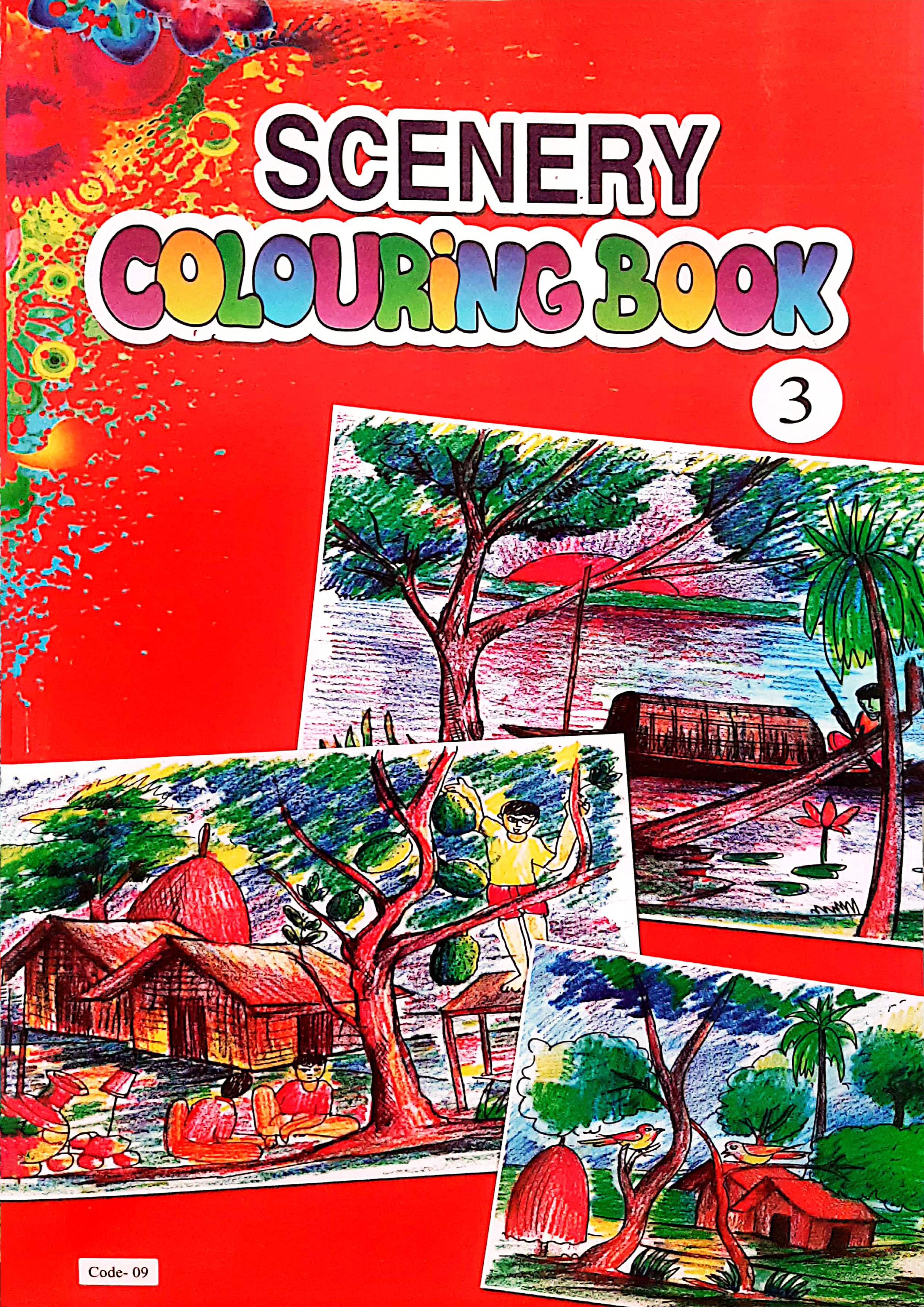 Scenery Colouring Book 3 (Code-09) (পেপারব্যাক)