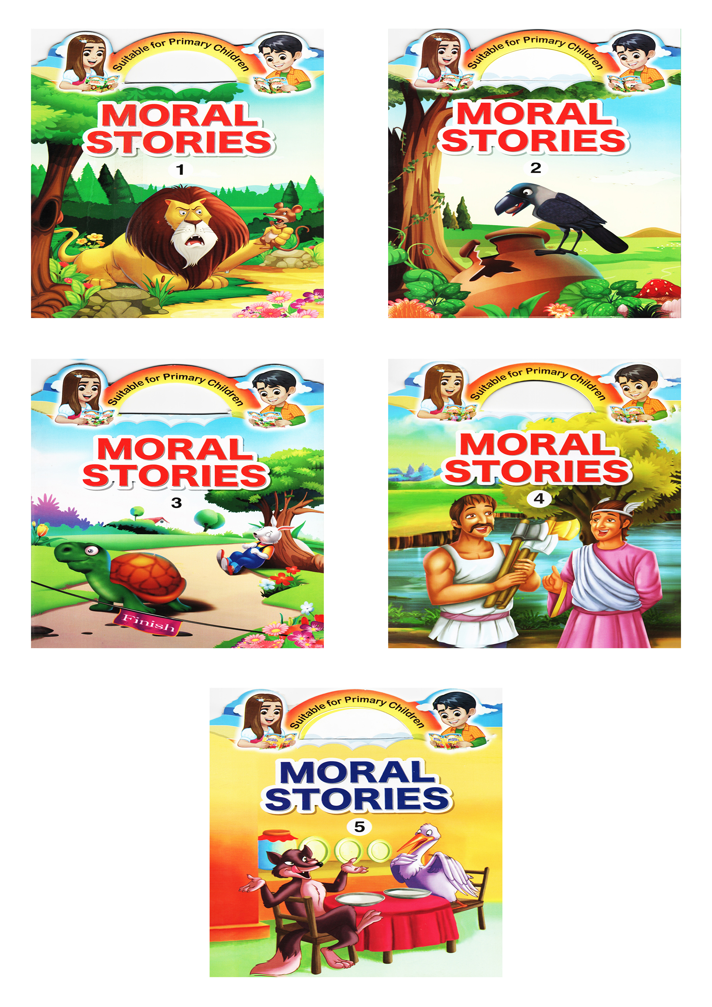 Moral Stories : Suitable For Primary Children Series (Five Books Together) (পেপারব্যাক)