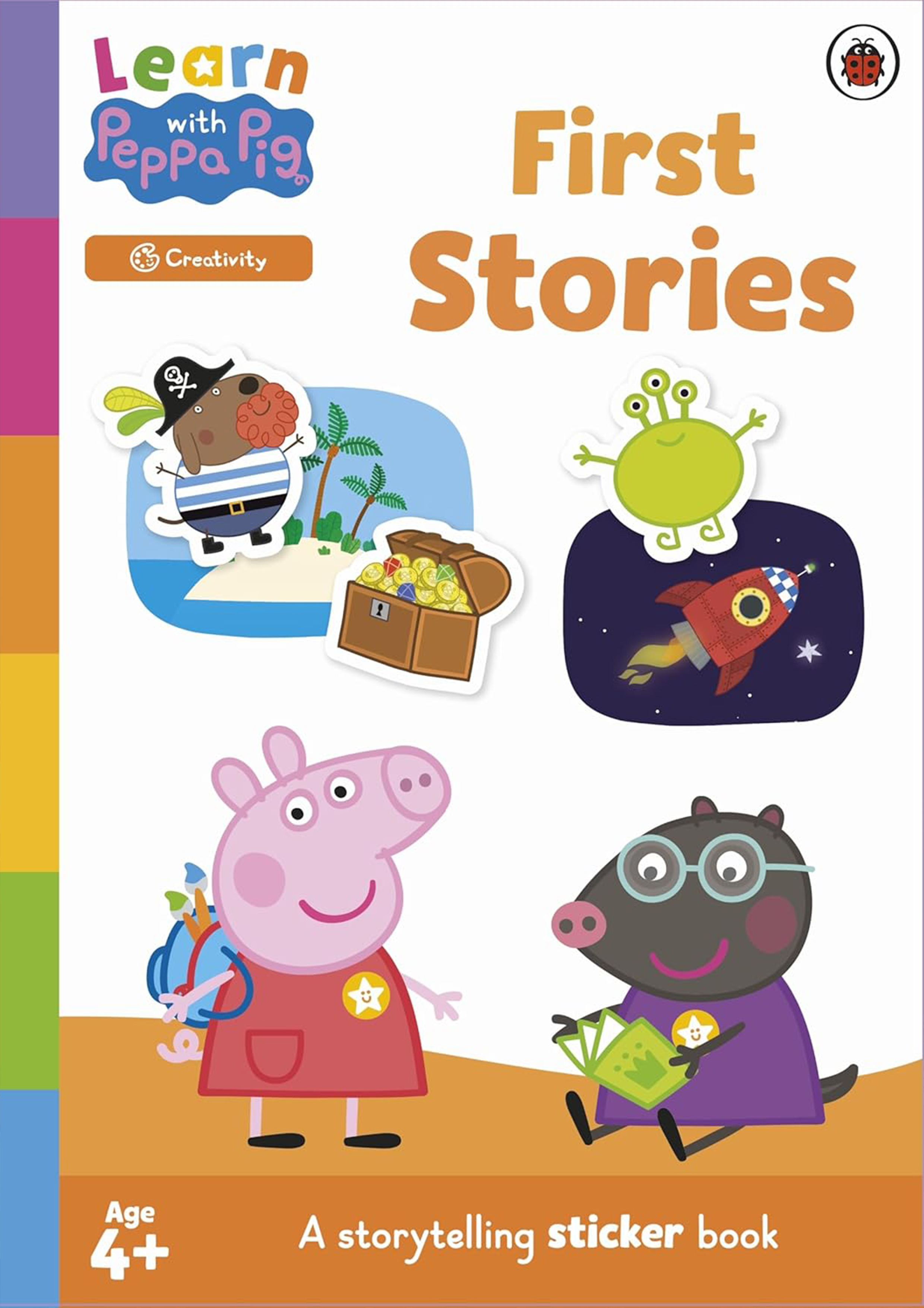 Learn with Peppa: First Stories sticker activity book (পেপারব্যাক)