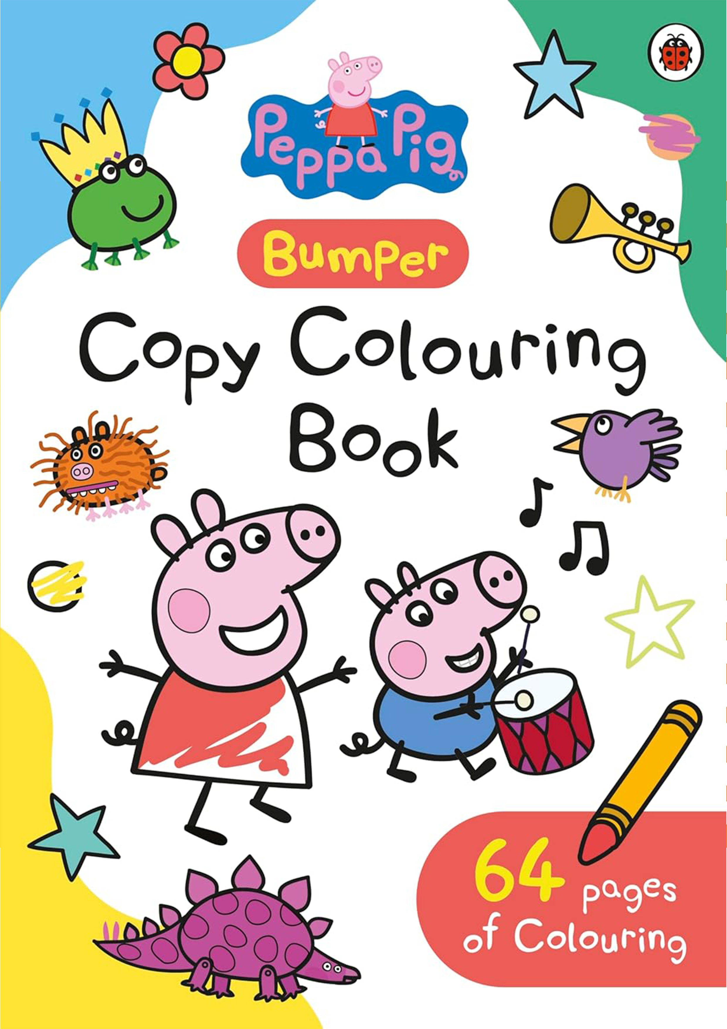 Peppa Pig: Bumper Copy Colouring Book (পেপারব্যাক)