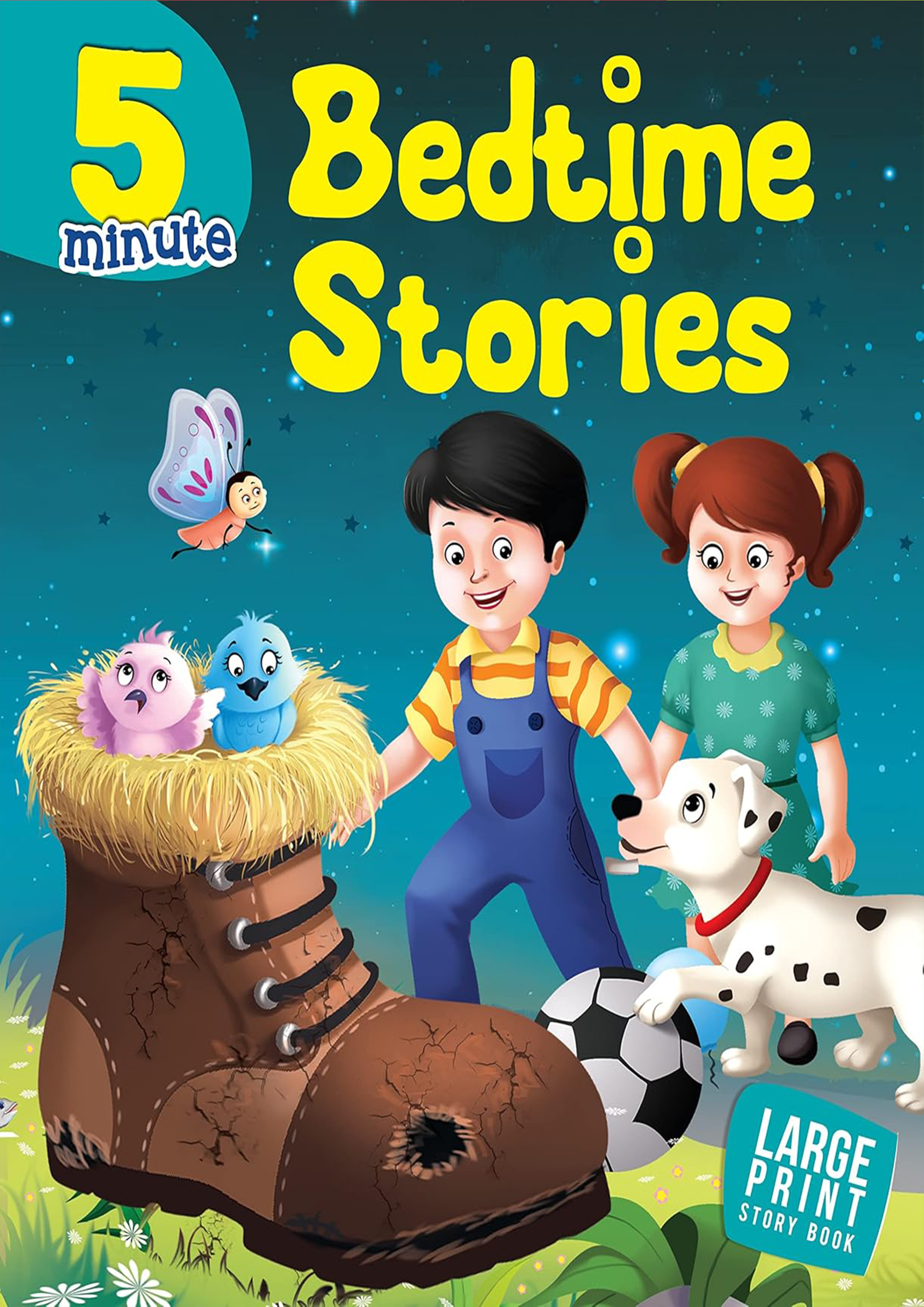 5 Minute: Bedtime Stories - Large Print (পেপারব্যাক)