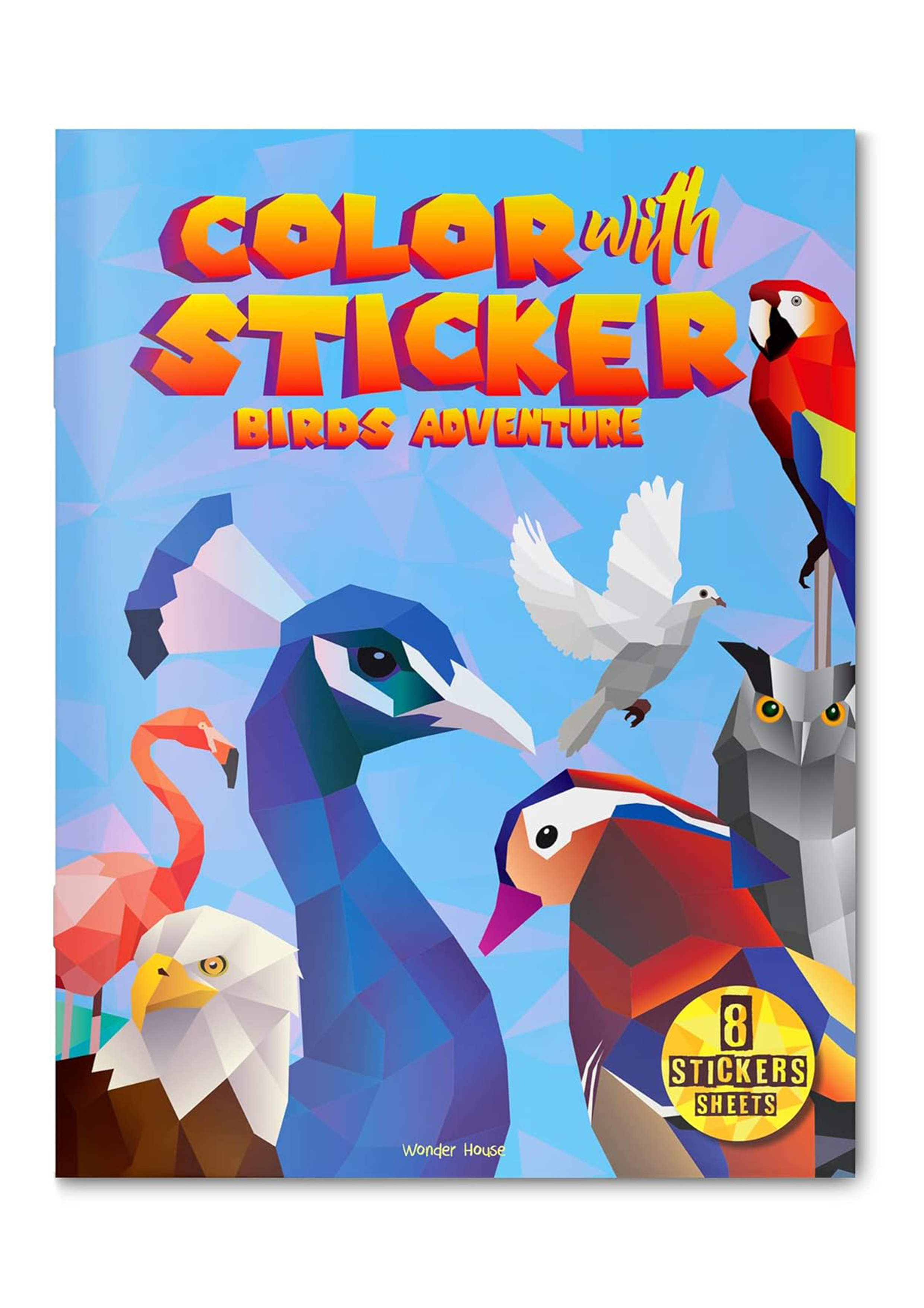 Color with sticker: Birds Adventure (পেপারব্যাক)