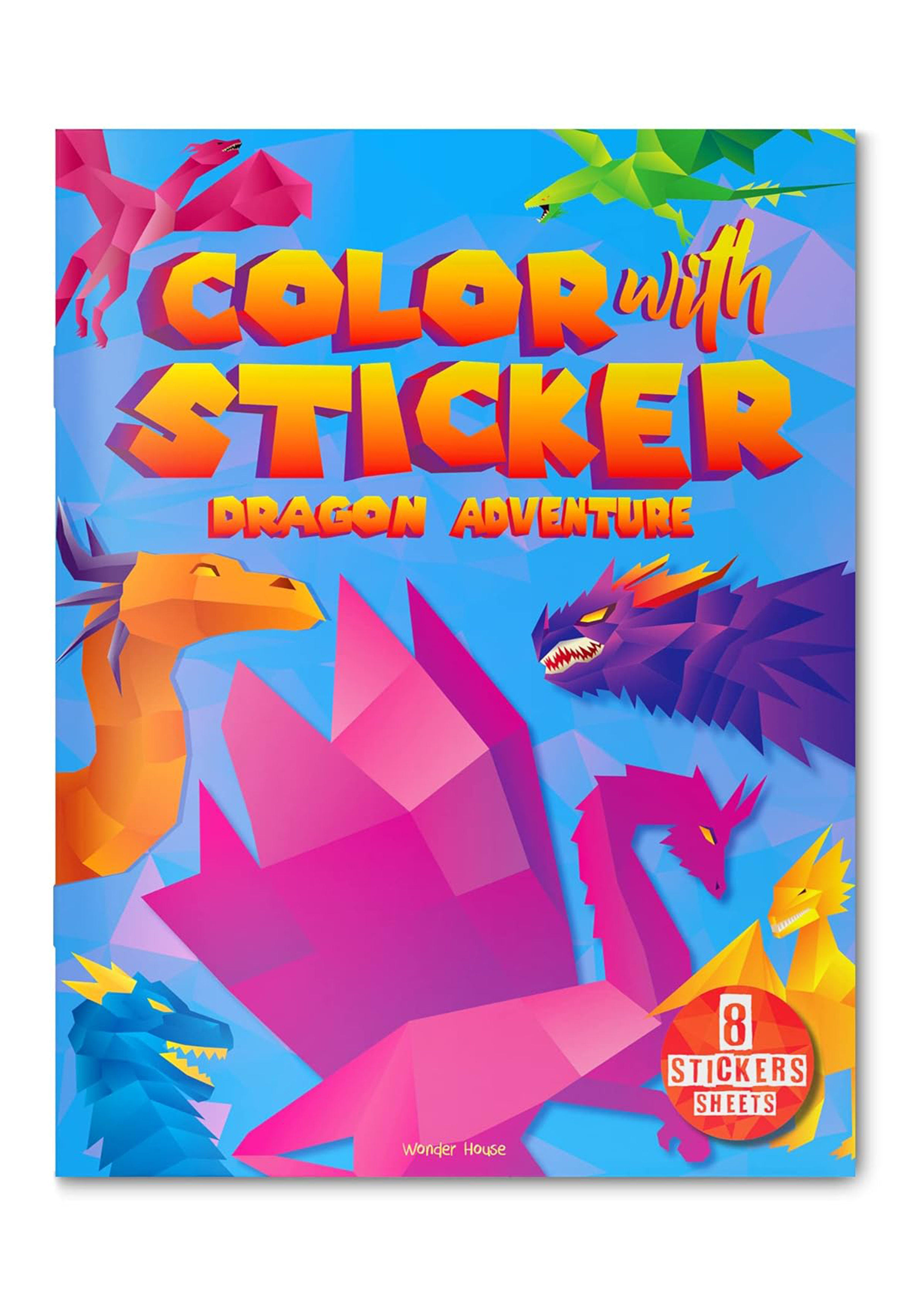 Color with sticker: Dragon Adventure (পেপারব্যাক)