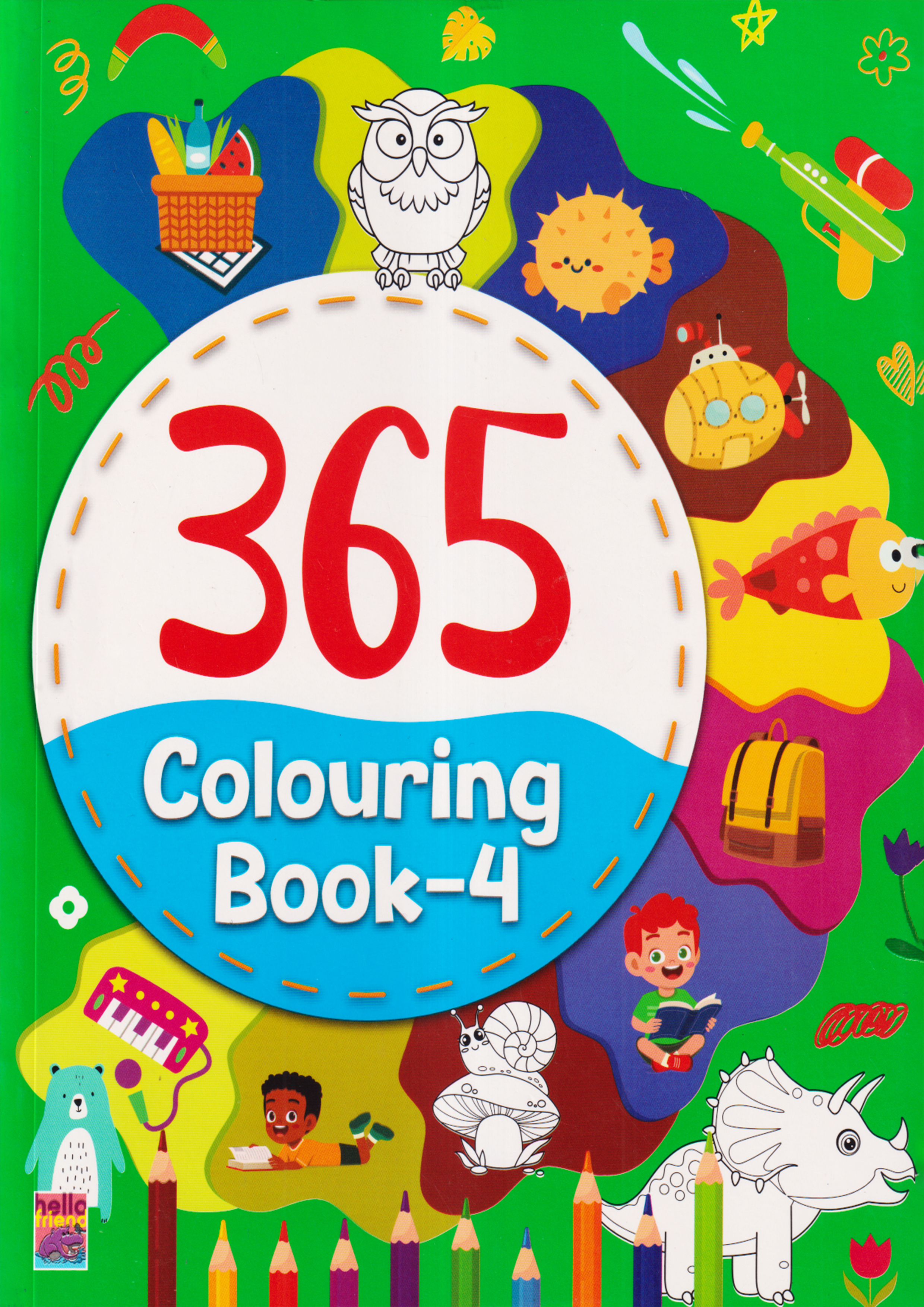 365 Colouring Book -4 (পেপারব্যাক)