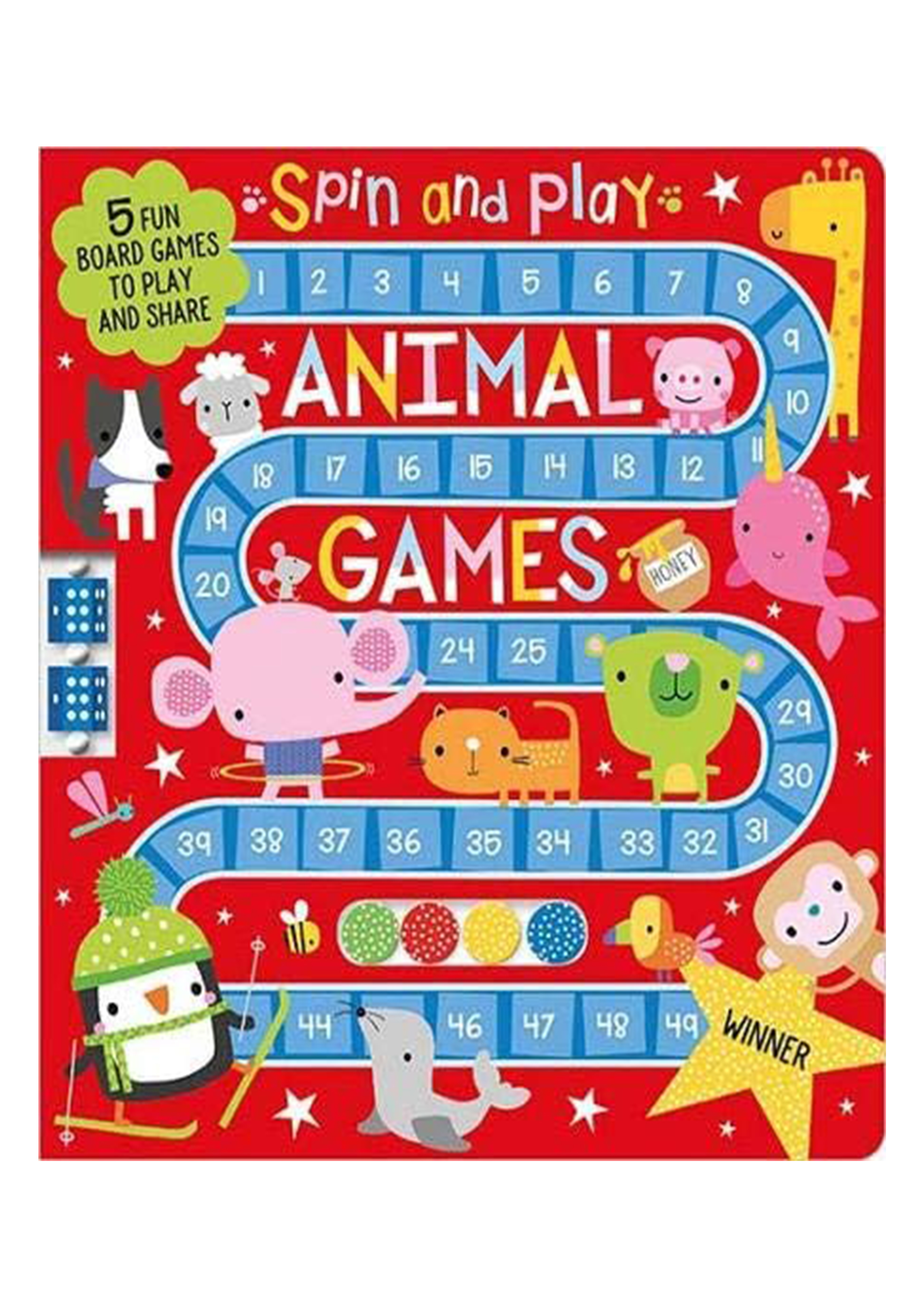 Spin And Play: Animal Games (হার্ডকভার)