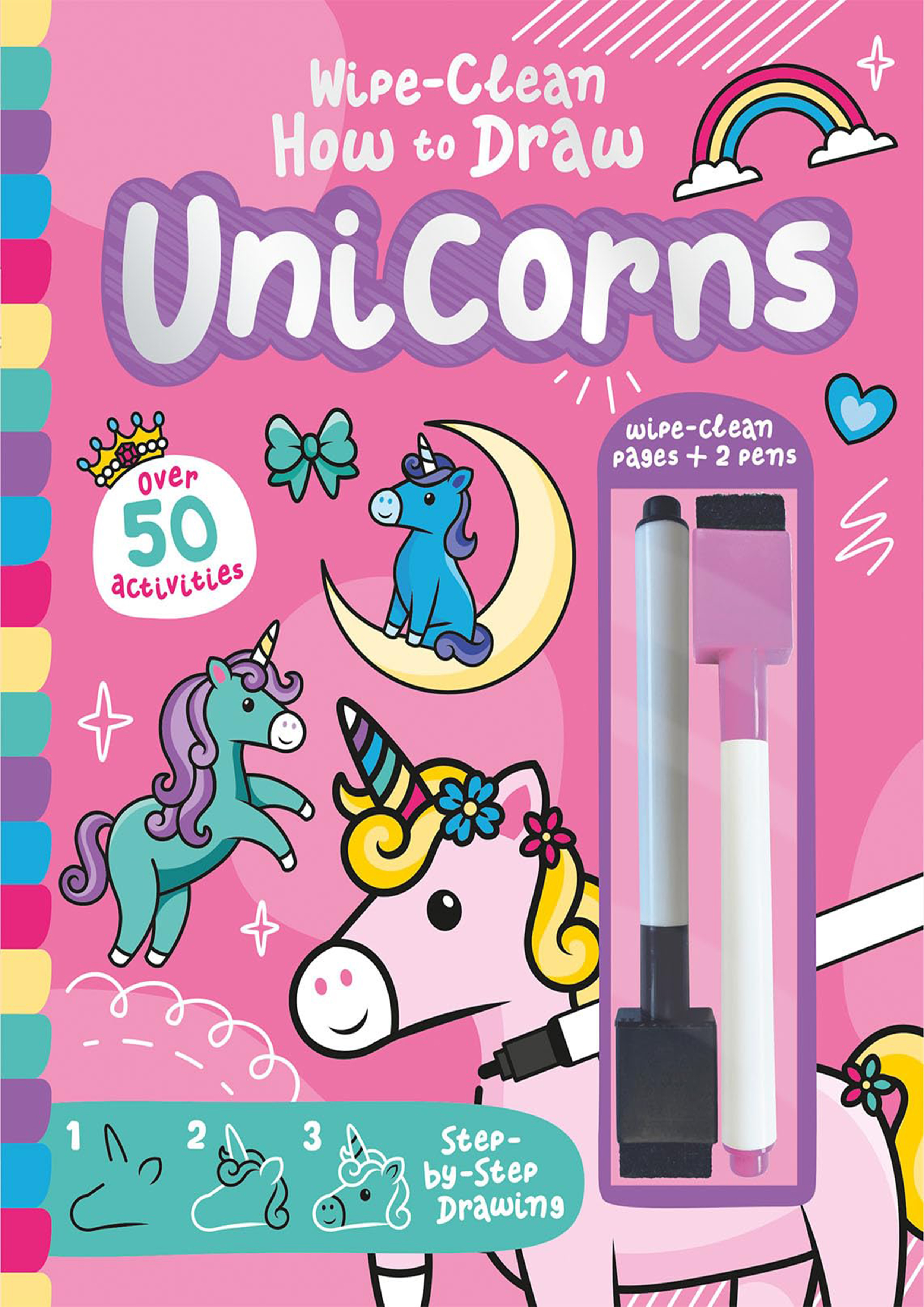 Wipe-Clean How to Draw Unicorns (হার্ডকভার)