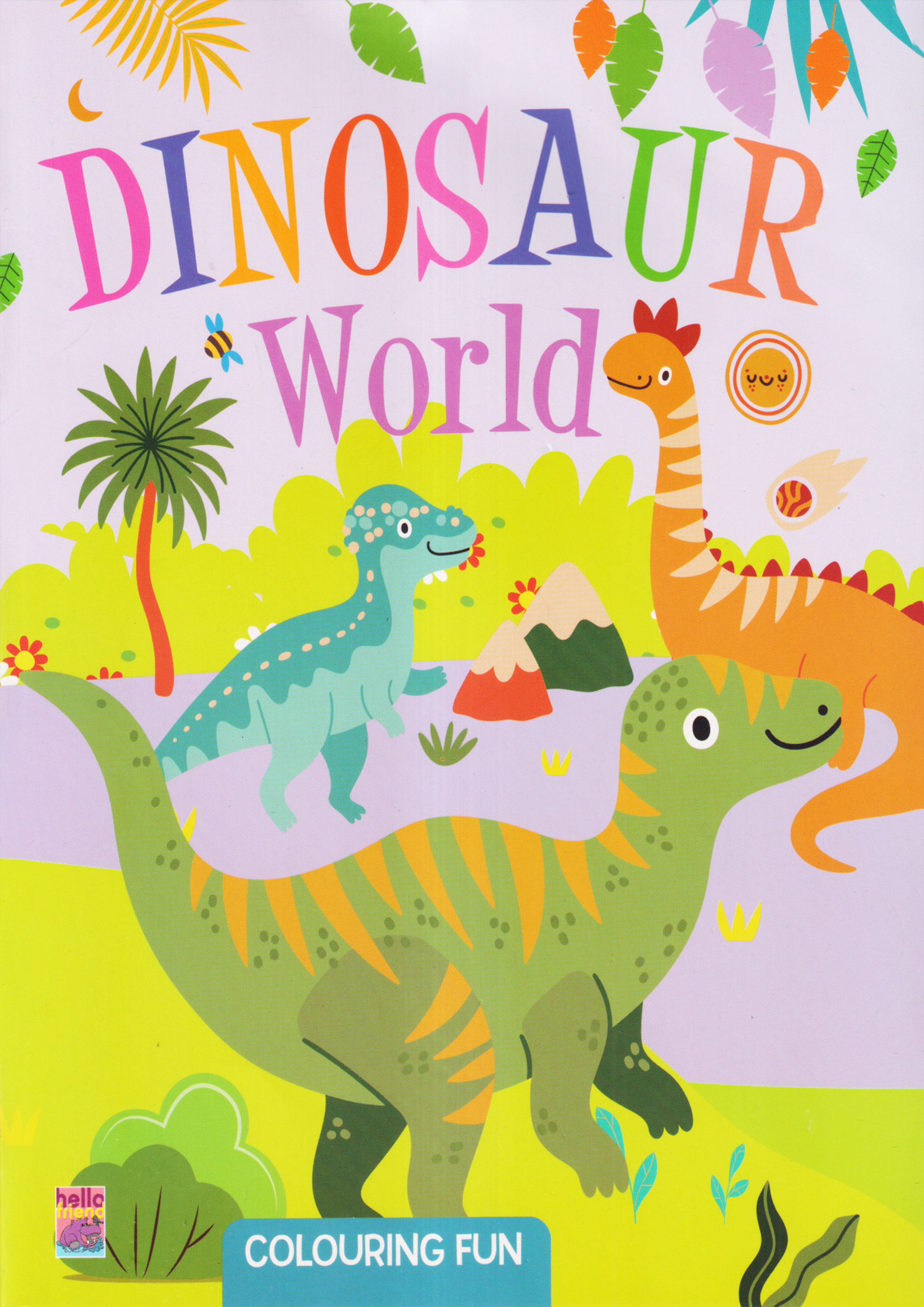 Dinosaur World Coluring Fun (পেপারব্যাক)