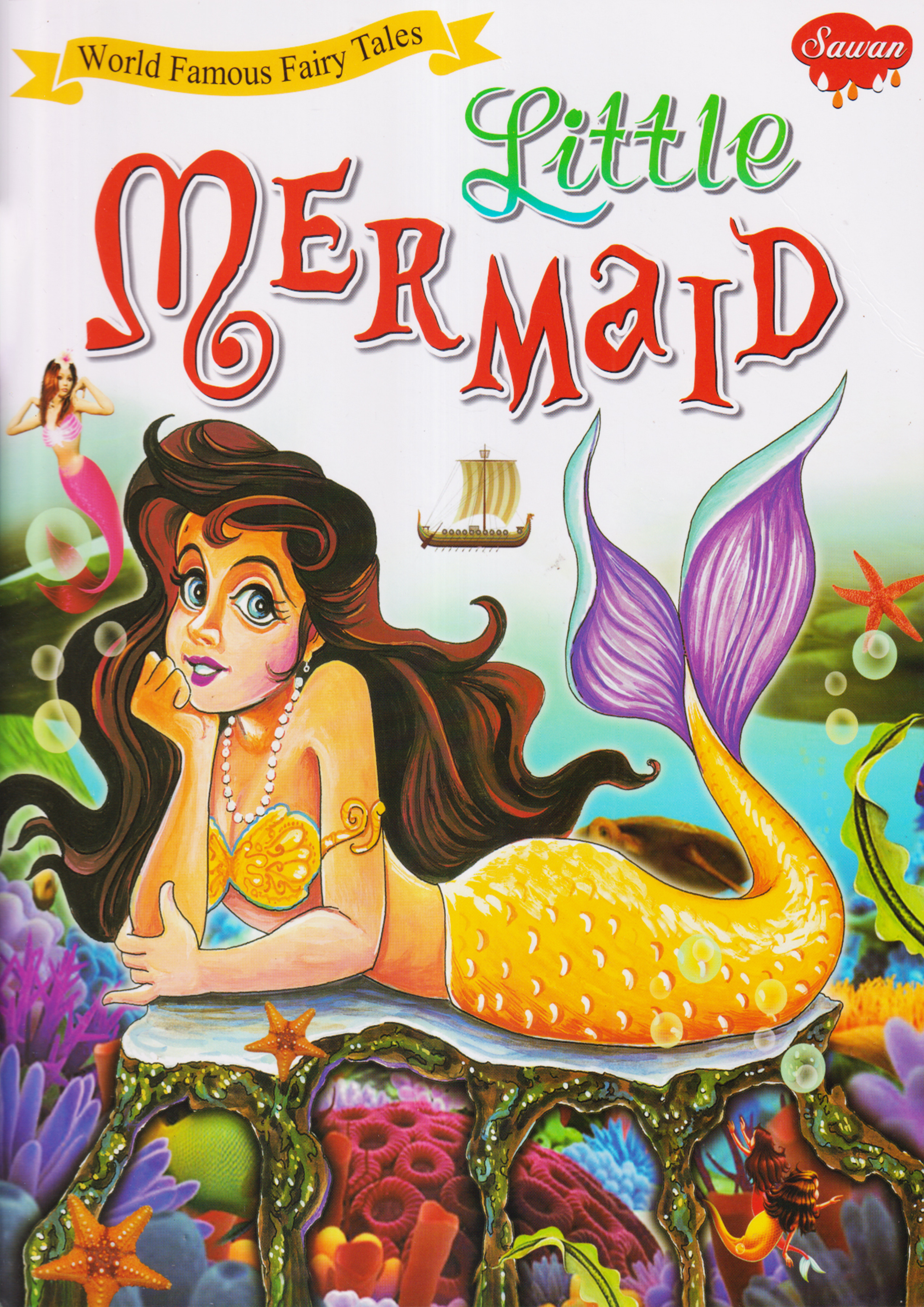 World Famous Fairy Tales: Little Mermaid (পেপারব্যাক)