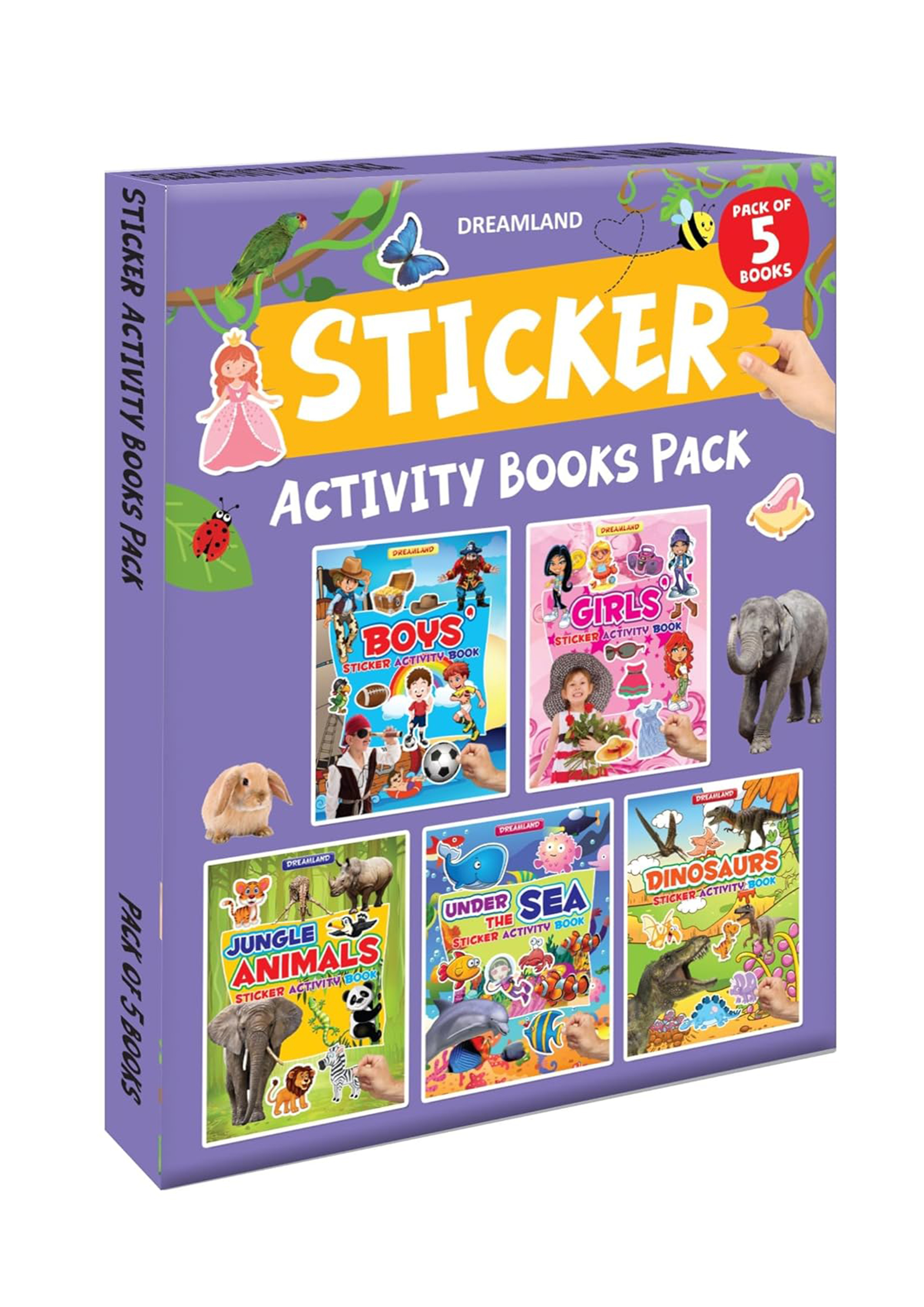 Dreamland : Sticker Activity Books Pack (পেপারব্যাক)