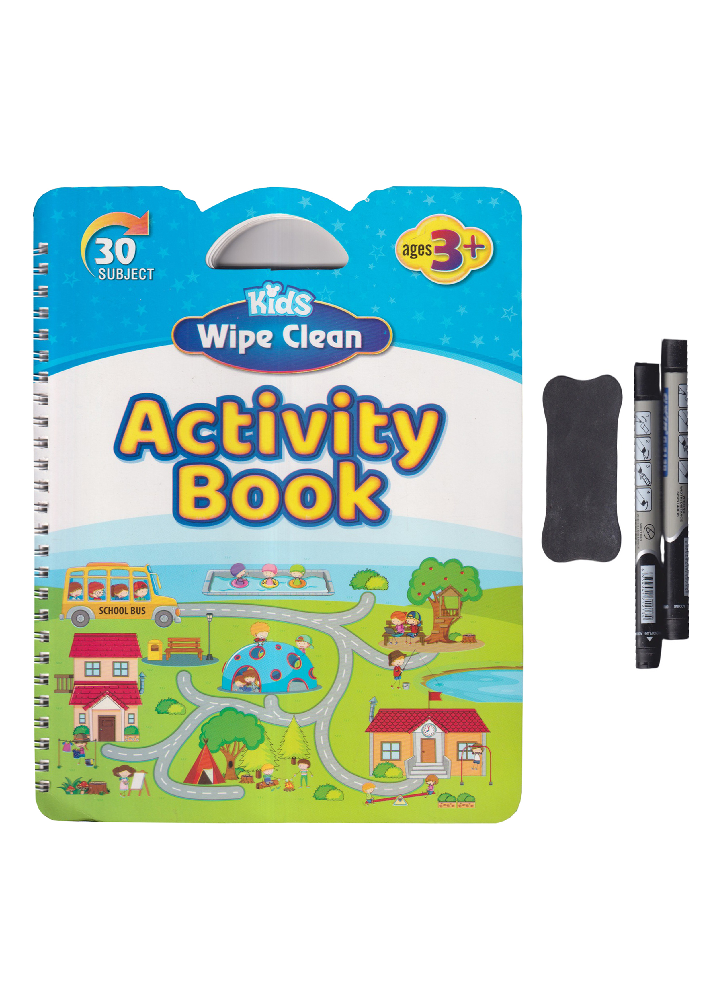 Kids Wipe Activity Book (পেপারব্যাক)