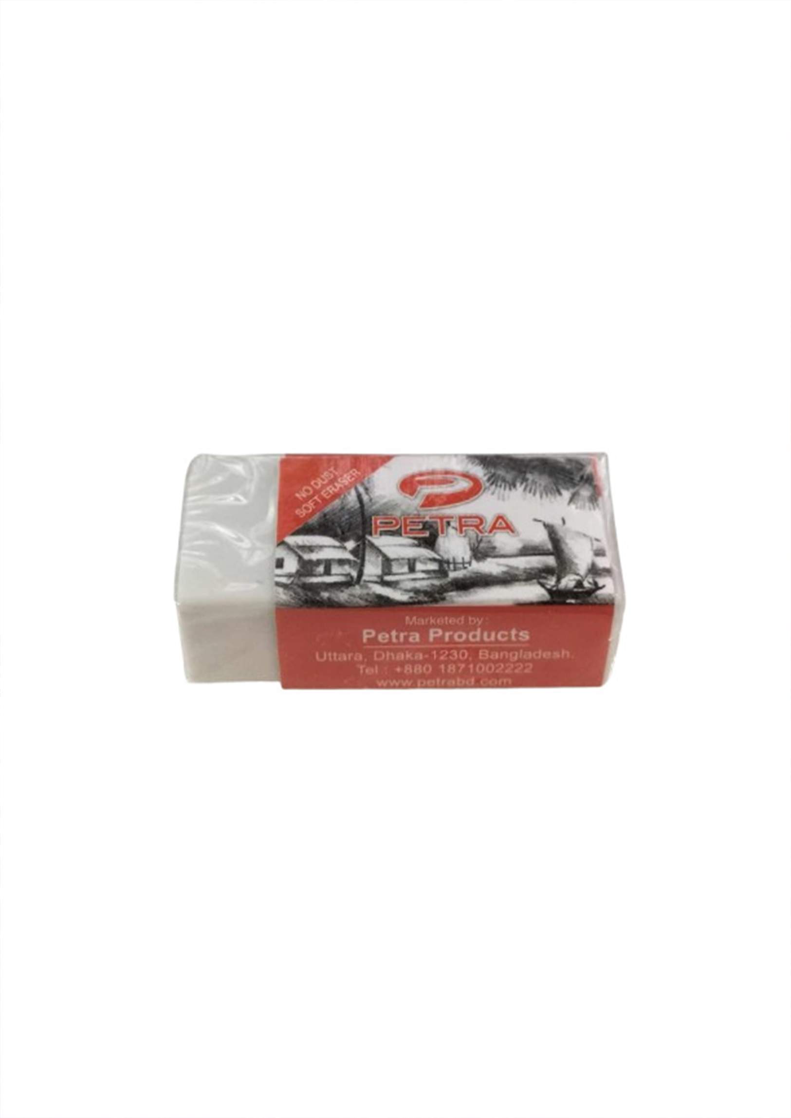 Petra Eraser Small (White)