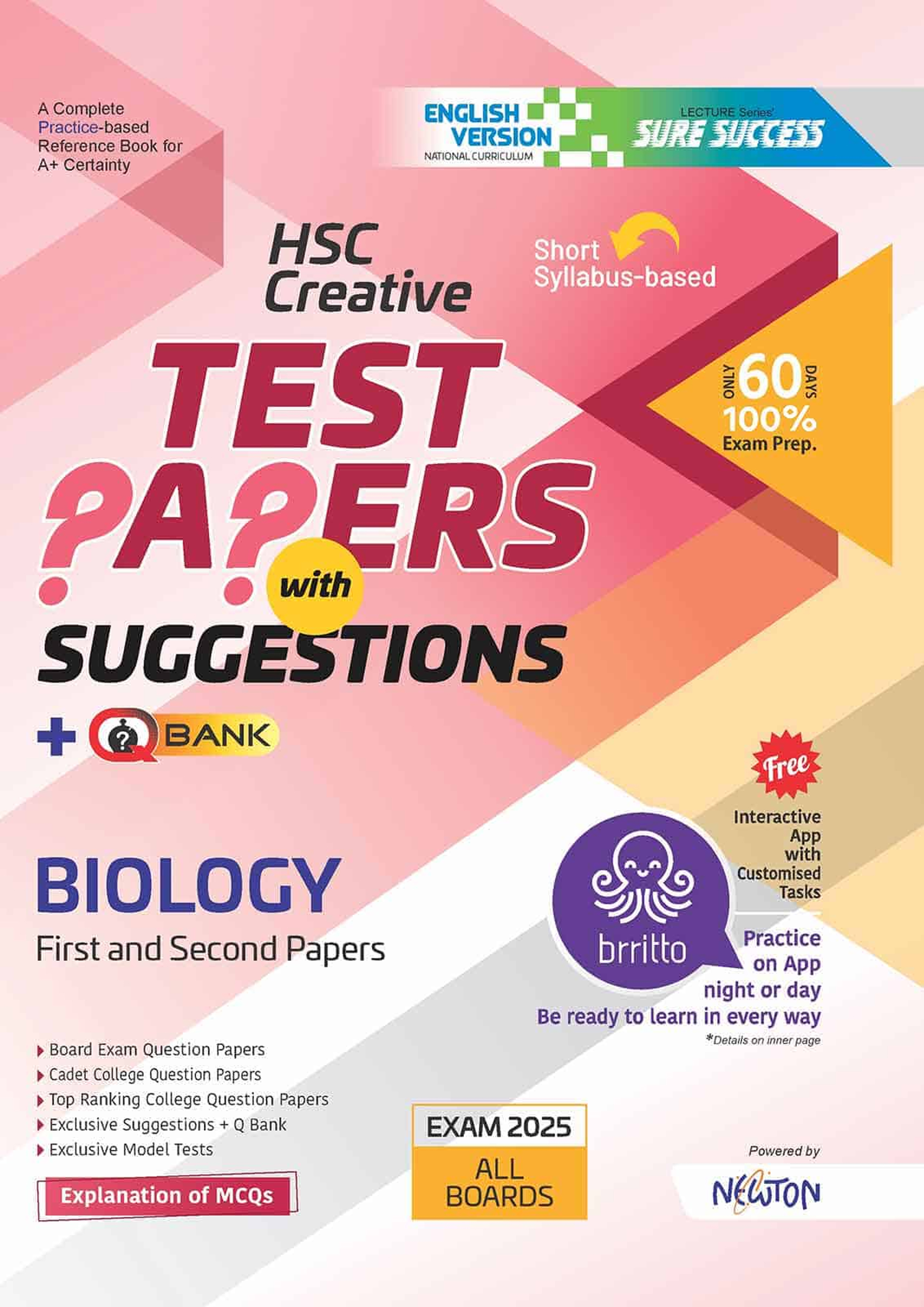 Lecture Sure Success Biology First and Second Papers Test Papers + Made Easy - HSC 2025 (English Version) (পেপারব্যাক) Lecture Sure Success Biology First and Second Papers Test Papers + Made Easy - HSC 2025 (English Version) (পেপারব্যাক)