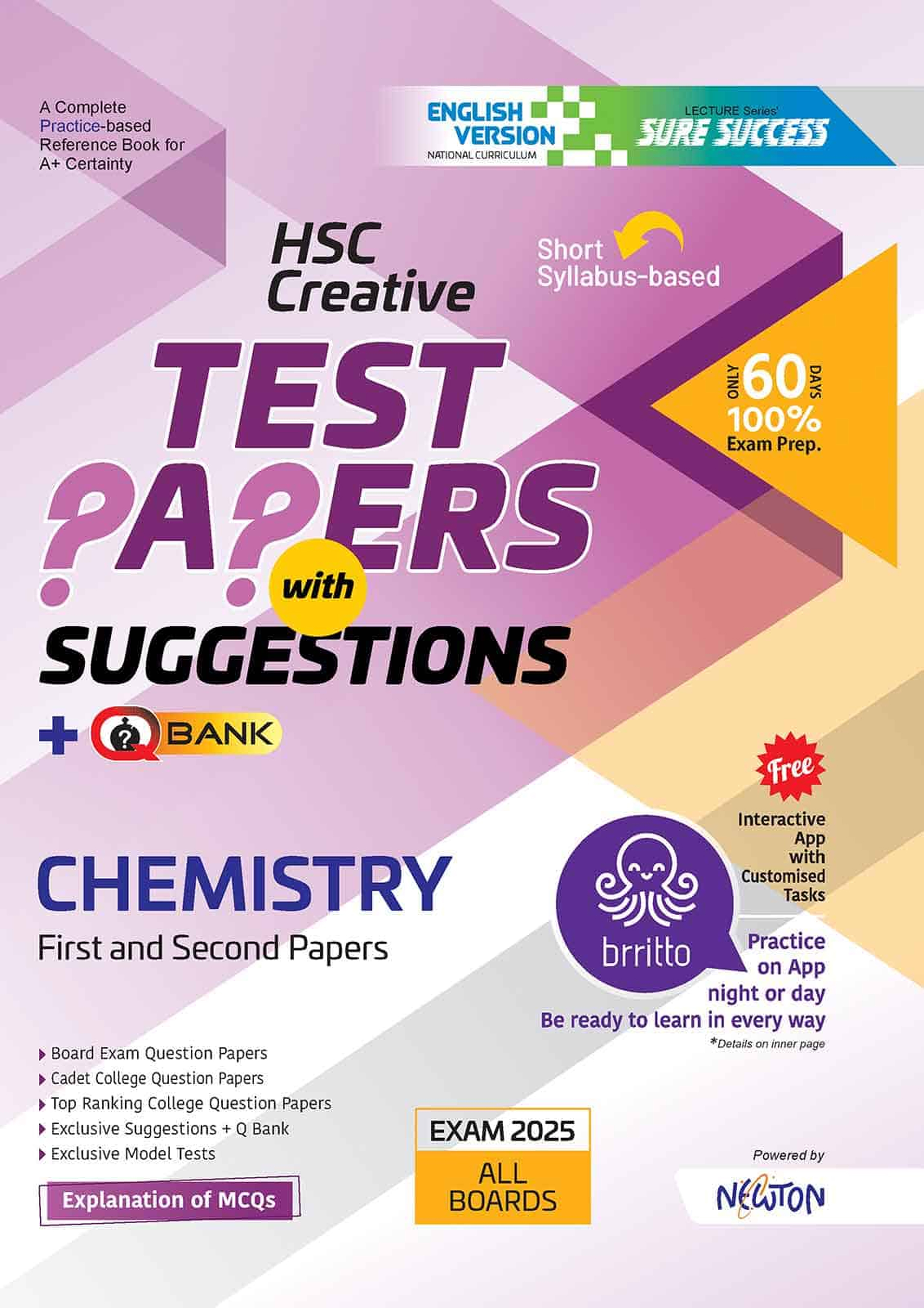 Lecture Sure Success Chemistry First and Second Papers Test Papers + Made Easy - HSC 2025 (English Version) (পেপারব্যাক) Lecture Sure Success Chemistry First and Second Papers Test Papers + Made Easy - HSC 2025 (English Version) (পেপারব্যাক)
