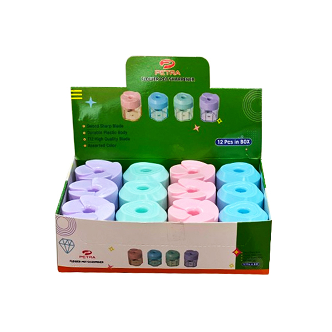 Sharpner Flower Petra Flower Pot Sharpner Per Each - undefined